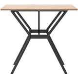  Blagovaonski stol Y-oblika 90x90x75 cm od borovine i čelik | shoptok.hr