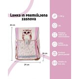 ABC123 Prvošolski set Ergo Flexi Sova (4-delni), roza | Shoptok.si