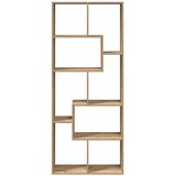 Pregrada regal za knjige boja hrasta 67x25x161,5 cm drveni Slike