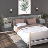 The Living Store Stenske nočne omarice 2 kosa siva sonoma - Stenska Nočna Omarica, (21432127) | Shoptok.si