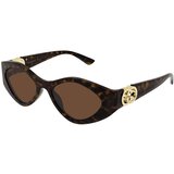 Gucci GG2121S 003 ONE SIZE (52) Havana/Rjava Cene