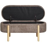 House Nordic Rjava klop iz tkanine bouclé Branca – | Shoptok.si