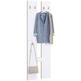 MID.YOU Stenski Obešalnik Salia M, Bela, Barva Hrasta | Shoptok.si