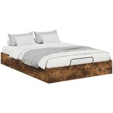  Otomanski krevet s pohranom Dimljeni Hrast 193 x 135 x 25 cm | shoptok.hr