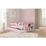 AJK Meble Otroška postelja Lucky 80x160 cm - svetlo roza