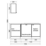 Flex-Well Kotna Kuhinja Z Aparati Avila, Magnolija, Barva Hrasta | Shoptok.si