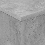  Polica za časopise s policom Betonski sivi 70 x 41 x 156 cm | shoptok.hr