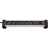 Logilink LPS215 crno srebrni produžni kabl sa prenaponskom zaštitom 6 utičnica 16A 230V 1.4m" Cene