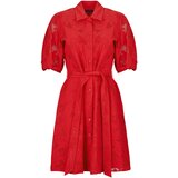 Polo Ralph Lauren Kratke obleke WOVEN-DRESSES Rdeča Cene
