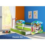 ACMA dečiji krevet ii 180x80 f + dušek 6 cm GREEN34 | ePonuda.com
