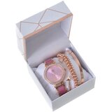  Jasmine, poklon set, ručni sat i narukvica, roze Cene