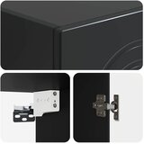  Ormar za montažu na zid Crna 33 x 34,5 x 90 cm | Shoptok.si