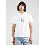 Calvin Klein Jeans Majica dimno modra / siva / črna / bela | Shoptok.si