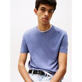 Tommy Jeans Majica marine / opal / bela | Shoptok.si