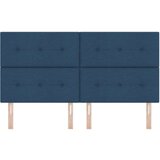  Naslon za glavu s gumbima Plava 180 cm Tkanina | shoptok.hr