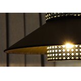 Duolla - Plafonski luster RIO RATTAN 1xE27/15W/230V prečnik 45 cm crna/zlatna | Eponuda.com
