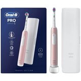 Oral-b Pro1 Pink + Travel Case, Električna četkica sa putnom kutijom cene