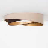 Brilagi LED prigušiva svetiljka VELVET TWIST LED/36W/230V CCT prečnik 65 cm WT bež/braon/zlatna + daljinski upravljač | Eponuda.com