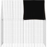  Kavez za zečeve Srebrno 200 x 100 x 210 cm Cinkani čelik | Eponuda.com
