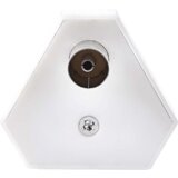 Zed Electronic Antenski razdjelnik, 1 ženski na 2 muška, Model FS24, Bijeli | Eponuda.ba