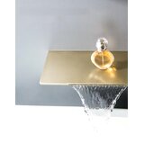 ELITE EDITION Moderna stenska kopalniška pipa za umivalnik s slapnim izlivom – BSW1722 — Gunmetal siva | Shoptok.si