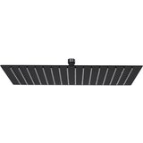 vidaXL Tuš glava nerjaveče jeklo 40x30 cm pravokotna črna | Shoptok.si