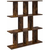 vidaXL Stenska polica Dimljen hrast 102 x 20 x 96 cm Inženirski les, (5000307300) | Shoptok.si