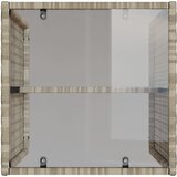  4-dijelni set vrtnih sofa s jastucima svijetlosivi poliratan | shoptok.hr