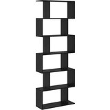 vidaXL Knjiga Kabinet Crni hrast 70x24x193.5 cm Inženjersko drvo | shoptok.hr
