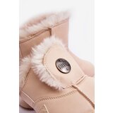 Big Star Children's Snow Boots Padded with Fur Beige | ePonuda.com