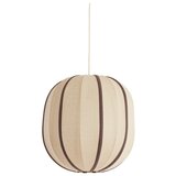 Light & Living Kremno bela viseča svetilka s tekstilnim senčilom Esmiria – Cene