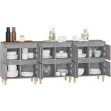  Komode 3 kom siva boja betona 60x35x70 cm od konstruiranog drva | Eponuda.com