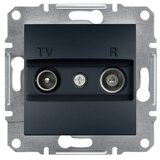 Schneider Electric Asfora Antenska doza prehodna (Antracit, Plastika, Podometna montaža, 8 dB) | Shoptok.si