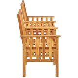  Vrtne stolice sa stolićem 159x61x92 cm masivno bagremovo drvo | shoptok.hr