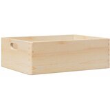  Drvena kutija s ručkama 40x30x13 cm puno drvo bor | shoptok.hr