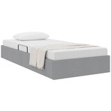 vidaXL postelja s shranjevanjem svetlo siva 90 x 190 cm blago, (5000123253) | Shoptok.si