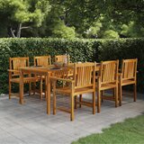 The Living Store Vrtna miza 200x100x74 cm trden akacijev les - Vrtna Miza, (21478796) | Shoptok.si
