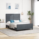 vidaXL Okvir kreveta Tamno siva 140x200 cm Baršun | shoptok.hr
