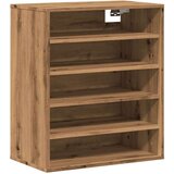 vidaXL Omarica za čevlje artisan hrast 60x35x70 cm inženirski les | Shoptok.si