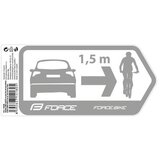 Force nalepnice sigurnost za automobil 184x84mm, srebrna ( 16428/J11-1 )