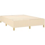  Krevet box spring s madracem LED krem 140x200 cm od tkanine | shoptok.hr