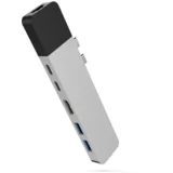 Hub Drive Net 6 En 2 USB-C MacBook Pro Plata, (20837288)