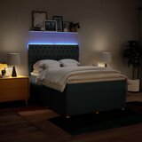  Krevet s oprugama i madracem plavi 140x200 cm od tkanine | shoptok.hr