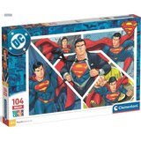 Clementoni maxi puzzle supermen 104 dela ( CL25022 ) Cene