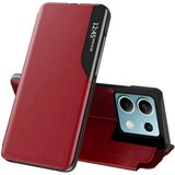 Techsuit Elegantna knjižna futrola View Case za Xiaomi Redmi Note 13 - Crvena | shoptok.hr