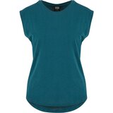Urban Classics Women's T-shirt Basic Shaped Teal Cene