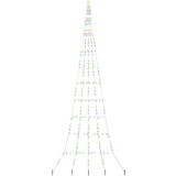 vidaXL LED božićno drvce s 276 LED svjetlima Šareni 511 cm Metal | shoptok.hr