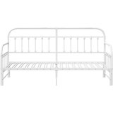 vidaXL Postelje in posteljni okviri Bela Kovina 80 x 200 cm Razširljivo, (22053605) | Shoptok.si