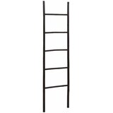  Ljestva za deke Crna 40 x 150 cm Bambus | shoptok.hr