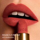 Gucci Beauty Rouge à Lèvres Matte Lipstick matirajoča šminka odtenek 217 Valeria Rose 3.5 g | Shoptok.si